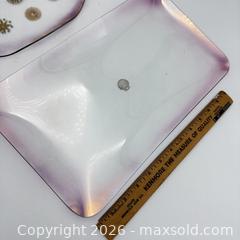 MaxSold Auction: Sinclair Glass - Glama Glass Platters - Bremerton (Washington, USA) SELLER MANAGED Estate Sale Online Auction - Burwell Street