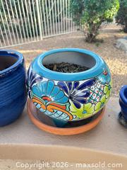 MaxSold Auction: Set of 5 Glazed Ceramic Planters, Medium (6"–12") - Surprise (Arizona, USA) PARTNER MANAGED Estate Sale Online Auction - W Tuscany Way