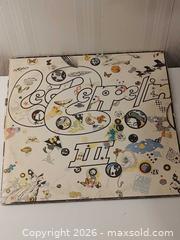 MaxSold Auction: Led Zeppelin III Vintage Vinyl Record - Nanaimo (British Columbia, Canada) SELLER MANAGED Downsizing Online Auction - Fillinger Crescent