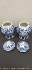 MaxSold Auction: Blue and White Ginger Jars - Surrey (British Columbia, Canada) PARTNER MANAGED Downsizing Online Auction - 16 Avenue