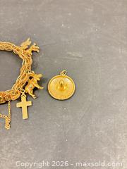 MaxSold Auction: Gold Charm Bracelet - Surrey (British Columbia, Canada) PARTNER MANAGED Downsizing Online Auction - 16 Avenue
