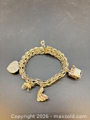 MaxSold Auction: Sterling Charm Bracelet - Surrey (British Columbia, Canada) PARTNER MANAGED Downsizing Online Auction - 16 Avenue