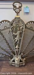 MaxSold Auction: Vintage Brass Peacock Fan - Surrey (British Columbia, Canada) PARTNER MANAGED Downsizing Online Auction - 16 Avenue