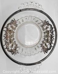 MaxSold Auction: 2 Vintage Silver Overlay Glass Pieces Pitcher & Handled Bowl - St. Catharines (Ontario, Canada) SELLER MANAGED Reseller Online Auction - Winfield Court