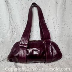MaxSold Auction: Latico Genuine Leather Y2K Shoulder Bag – Deep Purple - St. Catharines (Ontario, Canada) SELLER MANAGED Reseller Online Auction - Winfield Court