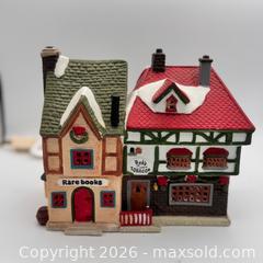MaxSold Auction: Lemax 1994 Winter Village Bookstore with Light Included  - St. Catharines (Ontario, Canada) SELLER MANAGED Reseller Online Auction - Winfield Court