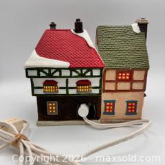 MaxSold Auction: Lemax 1994 Winter Village Bookstore with Light Included  - St. Catharines (Ontario, Canada) SELLER MANAGED Reseller Online Auction - Winfield Court