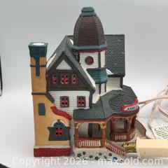 MaxSold Auction: Lemax 1996 Winter Village Inn Building Includes working Light - St. Catharines (Ontario, Canada) SELLER MANAGED Reseller Online Auction - Winfield Court