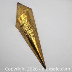 MaxSold Auction: Mid-century brass wall match pocket, c. 1960s - St. Catharines (Ontario, Canada) SELLER MANAGED Reseller Online Auction - Winfield Court