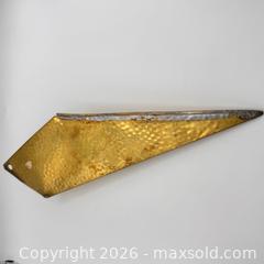 MaxSold Auction: Mid-century brass wall match pocket, c. 1960s - St. Catharines (Ontario, Canada) SELLER MANAGED Reseller Online Auction - Winfield Court