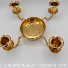 MaxSold Auction: PartyLite Discontinued Winchester Lacquered Brass Candelabra - St. Catharines (Ontario, Canada) SELLER MANAGED Reseller Online Auction - Winfield Court