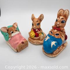 MaxSold Auction: Vintage 1960s-1990s Bunny Figurines Lot - St. Catharines (Ontario, Canada) SELLER MANAGED Reseller Online Auction - Winfield Court