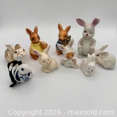 MaxSold Auction: Vintage 1960s-1990s Bunny Figurines Lot - St. Catharines (Ontario, Canada) SELLER MANAGED Reseller Online Auction - Winfield Court