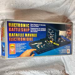 MaxSold Auction: Vintage First Release Electronic Battleship  - St. Catharines (Ontario, Canada) SELLER MANAGED Reseller Online Auction - Winfield Court