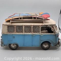 MaxSold Auction: Vintage VW Style Decorative Metal Beach Bum Van  - St. Catharines (Ontario, Canada) SELLER MANAGED Reseller Online Auction - Winfield Court