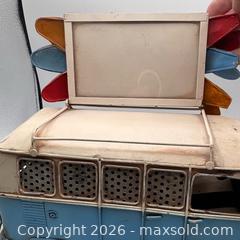 MaxSold Auction: Vintage VW Style Decorative Metal Beach Bum Van  - St. Catharines (Ontario, Canada) SELLER MANAGED Reseller Online Auction - Winfield Court