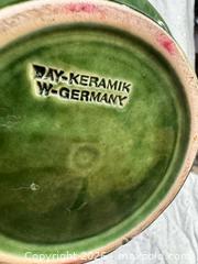 MaxSold Auction: Vintage West German Dark Green Glazed 6” Planter from Bay Keramik - St. Catharines (Ontario, Canada) SELLER MANAGED Reseller Online Auction - Winfield Court