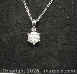 MaxSold Auction: 1 Ct White Moissanite Necklace W/GRA - Oshawa (Ontario, Canada) SELLER MANAGED Downsizing Online Auction - Coyston Drive