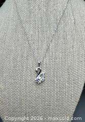 MaxSold Auction: 1CT Moissanite Swan Necklace, Marked 925, GRA - Oshawa (Ontario, Canada) SELLER MANAGED Downsizing Online Auction - Coyston Drive