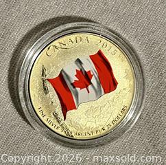 MaxSold Auction: 2015 Canadian $25 Fine Silver Coin, Encapsulated  - Oshawa (Ontario, Canada) SELLER MANAGED Downsizing Online Auction - Coyston Drive