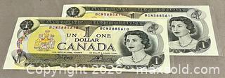 MaxSold Auction: CDN 1973 $1 Bills, Paper Currency, in Sequence - Oshawa (Ontario, Canada) SELLER MANAGED Downsizing Online Auction - Coyston Drive