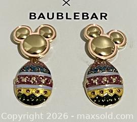 MaxSold Auction: Disney Mickey Mouse Gold Tone, Enameled Earrings - Oshawa (Ontario, Canada) SELLER MANAGED Downsizing Online Auction - Coyston Drive
