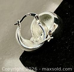 MaxSold Auction: Fat Silver Hoop Earrings, Marked 925 - Oshawa (Ontario, Canada) SELLER MANAGED Downsizing Online Auction - Coyston Drive