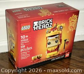 MaxSold Auction: LEGO Brickheadz Lion Dance Guy Chinese New Year, Retired - Oshawa (Ontario, Canada) SELLER MANAGED Downsizing Online Auction - Coyston Drive
