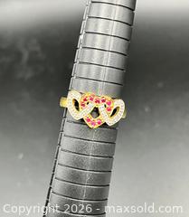 MaxSold Auction: Vintage Triple Heart Gold Ring, Engraved - Oshawa (Ontario, Canada) SELLER MANAGED Downsizing Online Auction - Coyston Drive