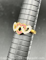 MaxSold Auction: Vintage Triple Heart Gold Ring, Engraved - Oshawa (Ontario, Canada) SELLER MANAGED Downsizing Online Auction - Coyston Drive