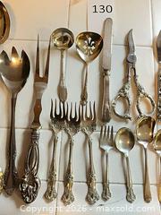 MaxSold Auction: 21-Piece Mixed Metal Flatware / Silverware Set - Los Angeles (California, USA) PARTNER MANAGED Estate Sale Online Auction - Thurston Circle