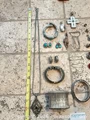 MaxSold Auction: Assorted Sterling & Mixed Metal Jewelry Lot - Los Angeles (California, USA) PARTNER MANAGED Estate Sale Online Auction - Thurston Circle