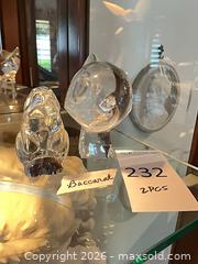 MaxSold Auction: Baccarat Clear Crystal, Set of 2 - Los Angeles (California, USA) PARTNER MANAGED Estate Sale Online Auction - Thurston Circle