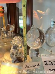 MaxSold Auction: Baccarat Clear Crystal, Set of 2 - Los Angeles (California, USA) PARTNER MANAGED Estate Sale Online Auction - Thurston Circle