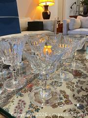 MaxSold Auction: Baccarat Faceted Champagne/Dessert Coupes — Set of 24 - Los Angeles (California, USA) PARTNER MANAGED Estate Sale Online Auction - Thurston Circle
