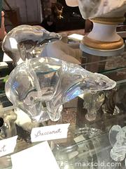 MaxSold Auction: Baccarat Lead Crystal Figurines, Small Set of 2 - Los Angeles (California, USA) PARTNER MANAGED Estate Sale Online Auction - Thurston Circle