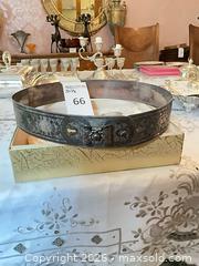 MaxSold Auction: Brass/Bronze Waist Belt & Bracelet/Cuff, 1893 Engraving - Los Angeles (California, USA) PARTNER MANAGED Estate Sale Online Auction - Thurston Circle
