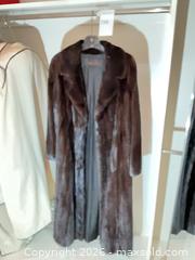 MaxSold Auction: Briddocks/Wiltshire Dark Brown Mink Full-Length Fur Coat - Los Angeles (California, USA) PARTNER MANAGED Estate Sale Online Auction - Thurston Circle