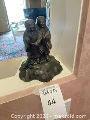 MaxSold Auction: Bronze Asian/Chinese Figure Sculpture, 8 x 6.5 x 4 in - Los Angeles (California, USA) PARTNER MANAGED Estate Sale Online Auction - Thurston Circle