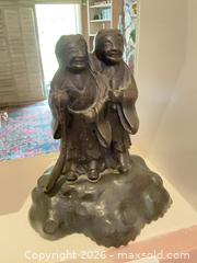 MaxSold Auction: Bronze Asian/Chinese Figure Sculpture, 8 x 6.5 x 4 in - Los Angeles (California, USA) PARTNER MANAGED Estate Sale Online Auction - Thurston Circle