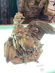 MaxSold Auction: Bronze Chicken Sculpture, Signed (Comolera or similar), 12 x 11.5 x 9 in - Los Angeles (California, USA) PARTNER MANAGED Estate Sale Online Auction - Thurston Circle