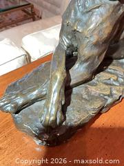 MaxSold Auction: Bronze Dog Sculpture by F. Carter, 13 x 18 x 7 in - Los Angeles (California, USA) PARTNER MANAGED Estate Sale Online Auction - Thurston Circle