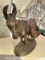 MaxSold Auction: Bronze Donkey/Mule Figurine with Signed Maker Mark - Los Angeles (California, USA) PARTNER MANAGED Estate Sale Online Auction - Thurston Circle