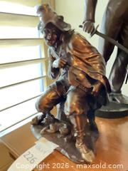 MaxSold Auction: Bronze Figural Sculpture of Man with Dog, 13.5" x 9" - Los Angeles (California, USA) PARTNER MANAGED Estate Sale Online Auction - Thurston Circle
