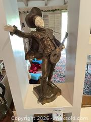 MaxSold Auction: Bronze Musician Sculpture, Marked Paris Foundry - Los Angeles (California, USA) PARTNER MANAGED Estate Sale Online Auction - Thurston Circle