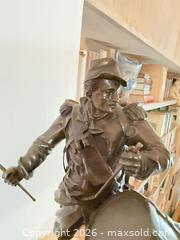 MaxSold Auction: Bronze Soldier / Military Drummer Figurine by Sandoz - Los Angeles (California, USA) PARTNER MANAGED Estate Sale Online Auction - Thurston Circle