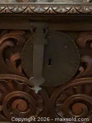 MaxSold Auction: Carved Ornate Dark Brown Wooden Blanket Chest - Los Angeles (California, USA) PARTNER MANAGED Estate Sale Online Auction - Thurston Circle