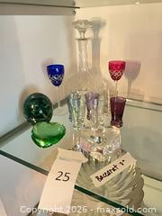 MaxSold Auction: Crystal Glassware including - Los Angeles (California, USA) PARTNER MANAGED Estate Sale Online Auction - Thurston Circle