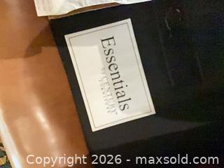 MaxSold Auction: Essentials by Century Tan Leather Armchair / Accent Chair - Los Angeles (California, USA) PARTNER MANAGED Estate Sale Online Auction - Thurston Circle