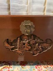 MaxSold Auction: George Zee & Co. Brown Asian Carved Storage Trunk - Los Angeles (California, USA) PARTNER MANAGED Estate Sale Online Auction - Thurston Circle